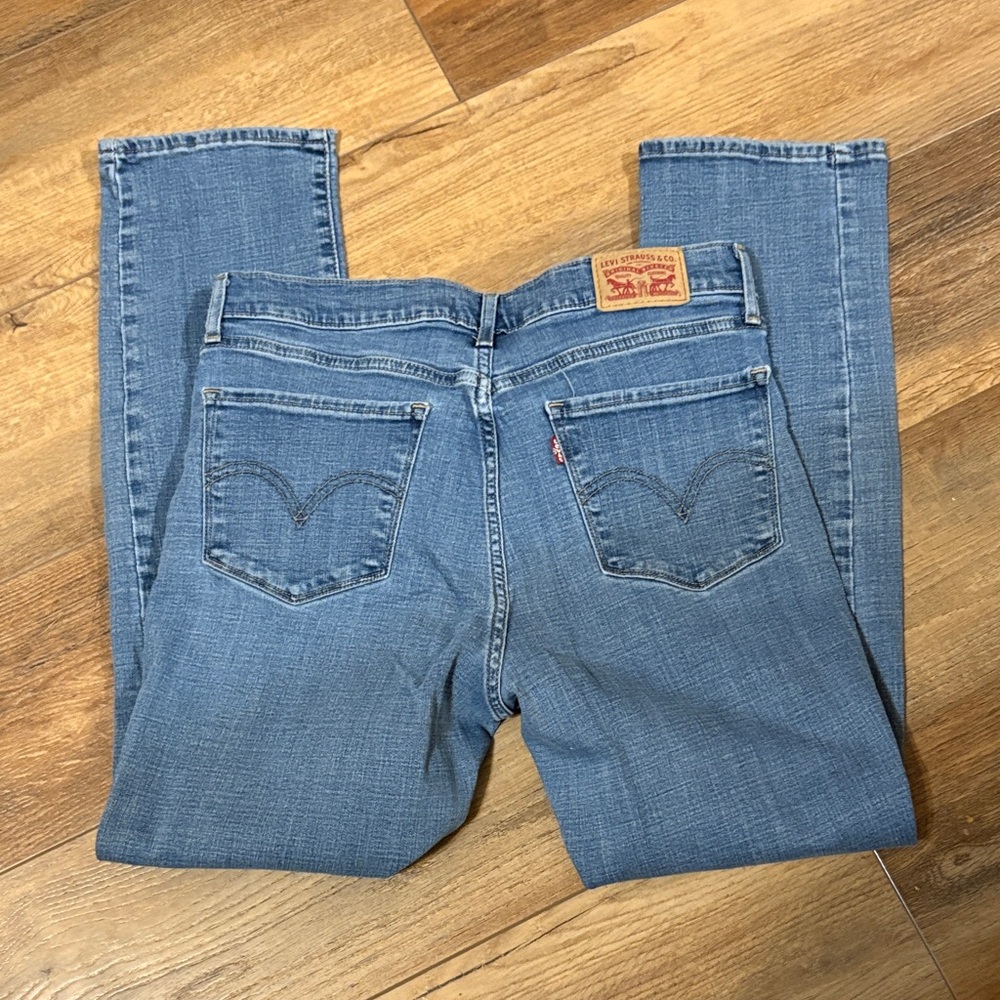 Levi's Medium Blue Straight Leg Women's Jeans